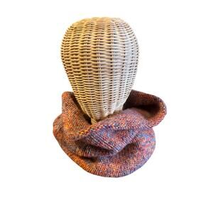 Multicolor Knit Infinity Scarf – Cozy Chunky Loop | Soft Circle Scarf